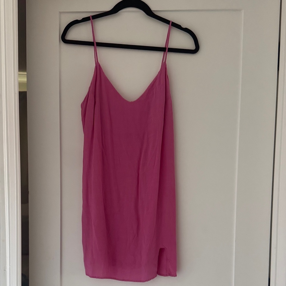 H & M Pink Spaghetti Strap Slip Dress Size M